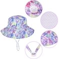 thumbnail image 3 of GHSDFBB Baby Sun Hat Toddler UPF 50+ Summer Sun Protection Wide Brim Bucket Beach Hat, 3 of 7