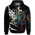 thumbnail image 2 of Sudadera con capucha de estilo callejero de otoño de Harajuku, ropa Y2k, sudaderas de moda para hombre, sudaderas con estampado gráfico de leopardo y oso, ropa para hombre, 2 of 4