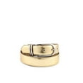 thumbnail image 3 of Womens Clamp Round Buckle On One-size-fits-all Plain Feather Edged Dress Belt Red, 3 of 7