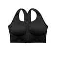 thumbnail image 7 of DODOING Women's Front Zip Sports Bra High Impact Sports Bras for Women Activewear Racerback Sports Bras Workout Gym Activewear Bra, 7 of 7