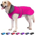 thumbnail image 1 of Abrigo para Perro Dogcheer L Impermeable Reflectante Tibio de Forro Polar Rosado, 1 of 6