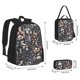 thumbnail image 2 of Disketp Wildflower Watercolor 1 Mochila Estampada de Gran Capacidad con Lonchera y Estuche, Set de 3 Piezas para Estudiantes, 2 of 7