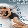 thumbnail image 2 of Almohada Para Piernas Ortopédica Gel Espuma Memory Ergonomía Blanco, 2 of 4