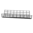 thumbnail image 4 of SEWCHICS Black Under Desk Cable Organizer Rack for Home Office Wire Management and Workspace Cord Holder, 4 of 8