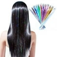 thumbnail image 3 of Oropel de pelo de 36 pulgadas YONGSHENG Oropel con purpurina brillante resistente al calor WZ-298R, 3 of 4