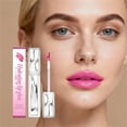 thumbnail image 2 of Transfer Proof Vinyl Lip Gloss Long Lasting Waterproof Tinted Lip Cream High Shine Lip Tint 4ml Rose, 2 of 6