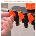 cuyhtdup 4Way Garden Hose Splitter MultiInlet Water Diverter with