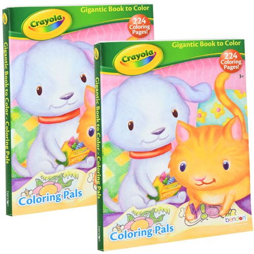 Crayola Wonder 224 Pg Filled Day Giant Coloring Book 2 PC Walmart
