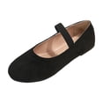 thumbnail image 2 of Tqyyweavej Women's Mary Jane Shoes Slip On Versatile Round Closed Toe Pumps Comfy Solid Color Dressy Ballet Flats for Women 36-43, 2 of 10
