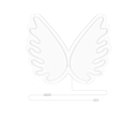 thumbnail image 5 of Luz nocturna LED de neón con alas de ángel, alimentada por USB, para marquesina decorativa, ideal para bares, pubs, tiendas, clubes, garajes y fiestas en casa (36,5 x 33,2 cm), 5 of 5