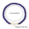 thumbnail image 2 of Copper Bead Shell Cross Color Crystal Handmade Beaded Bracelet, 2 of 2