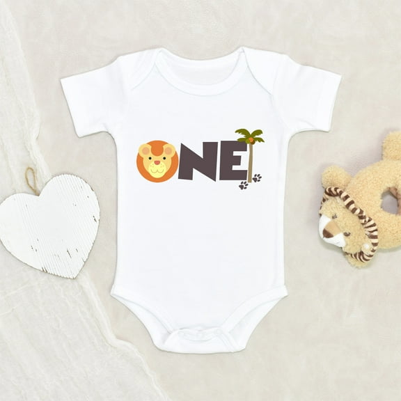 First Birthday Clothes - Safari Themed Clothes - First Birthday Safari Boys Clothes - Birthday Baby Boys - Lion Baby Clothes