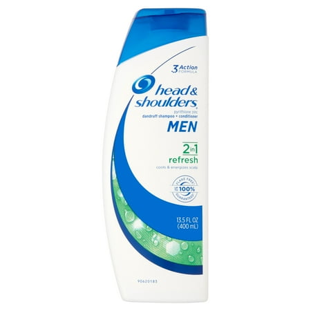 head & shoulders Men 2 en 1 Pellicules shampooing et revitalisant Refresh, 13,5 FL OZ