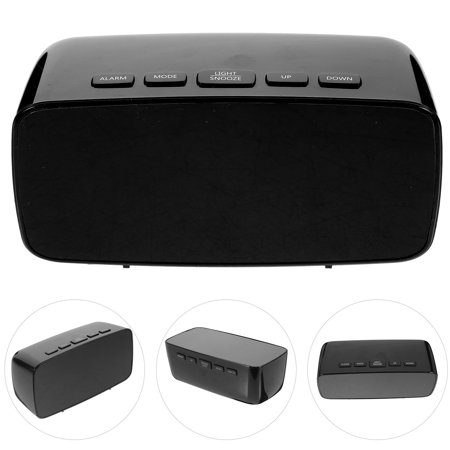 PTOOTP Green Digital Alarm Clock with Adjustable Brightness, Wake-up Alarm, Compact 4.7x2.4x1.6in Design for Bedroom