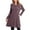 Purple Dress for Women, variant on HAPIMO Women's Winter Mini Loose Dress Pajamas Solid Color Elegant Casual Soft Fleece Spring Long Sleeve Round Neck Trendy Gray S
