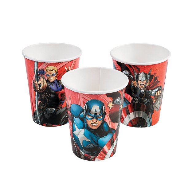 Avengers Assemble 9Oz Cups Party Supplies 8 Pieces
