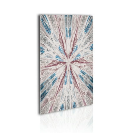 

Abstract Acrylic Glass Wall Art Modern Quirky Ornaments of Trippy Forms with Sea Blue Details Decorative Accent for Living Room Bedroom & Dorms 19 x 26 Mauve Taupe and Pale Salmon by Ambesonne