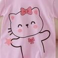 thumbnail image 7 of Sopiago Newborn Baby Boy Clothes Infant Romper Cute Pattern Essential Short Sleeve Summer Spring Clothing 0-24M Baby Romper Boy Light Pink,3-6 Months, 7 of 7