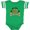 Football Green and White, variant on Inktastic My First Oktoberfest with Pretzel and Banner Boys or Girls Baby Bodysuit