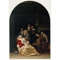 thumbnail image 3 of Frans van Mieris the Elder 11x14 Black Modern Framed Museum Art Print Titled - The Doctor's Visit (1667), 3 of 5
