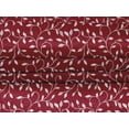 thumbnail image 4 of oneOone Velvet Red Fabric Leaves Quilting Supplies Print Sewing Fabric By The Yard 58 Inch Wide, 4 of 5