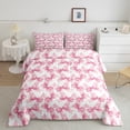 thumbnail image 1 of Erosebridal Bowknot Bedding Full Comforter Set for Teens, Glitter Ribbon Down Comforter, Princess Style Decor, Super Cozy, 1 of 8