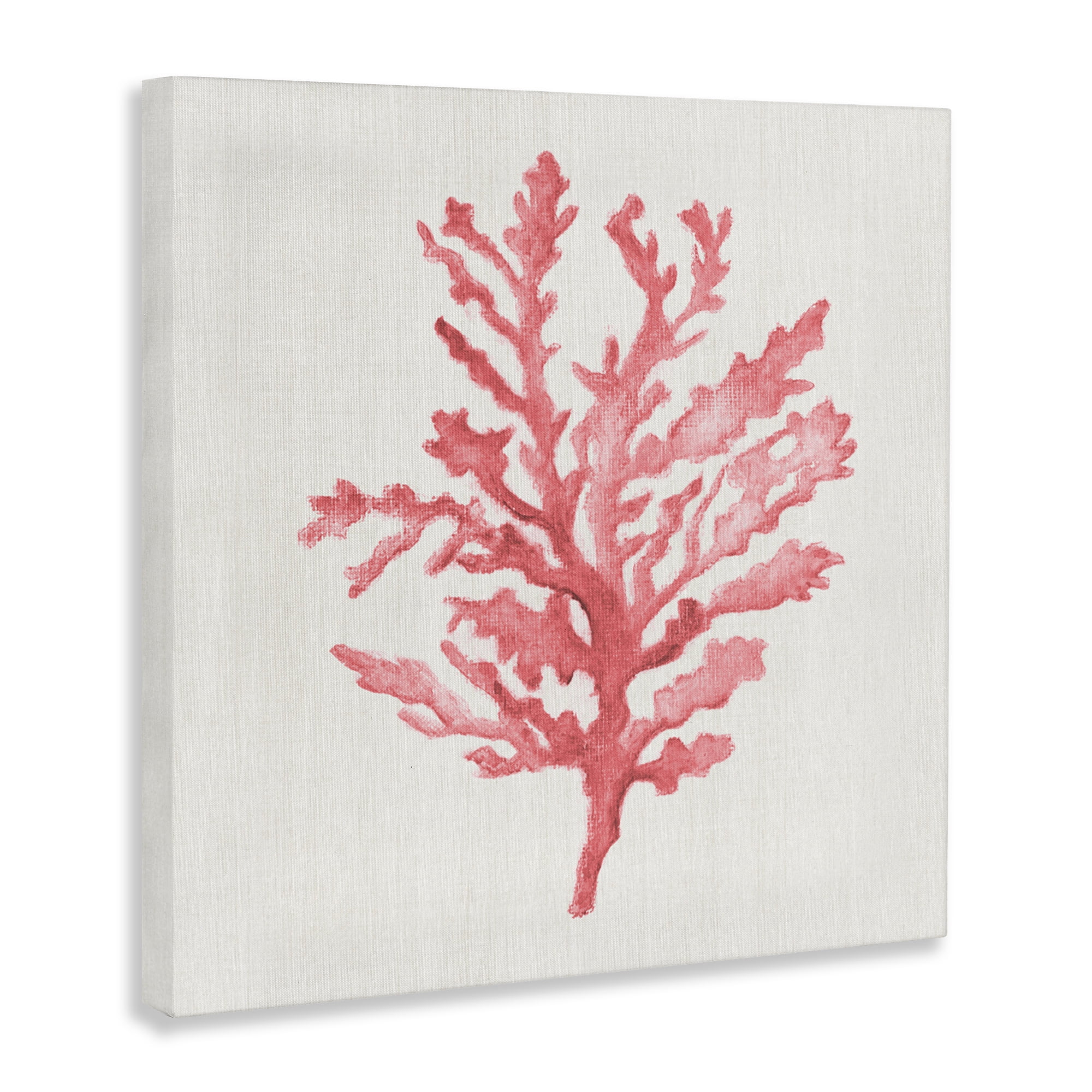 Stupell Industries Rosy Pink Coral Branch Canvas Wall Art, design by Janet Tava