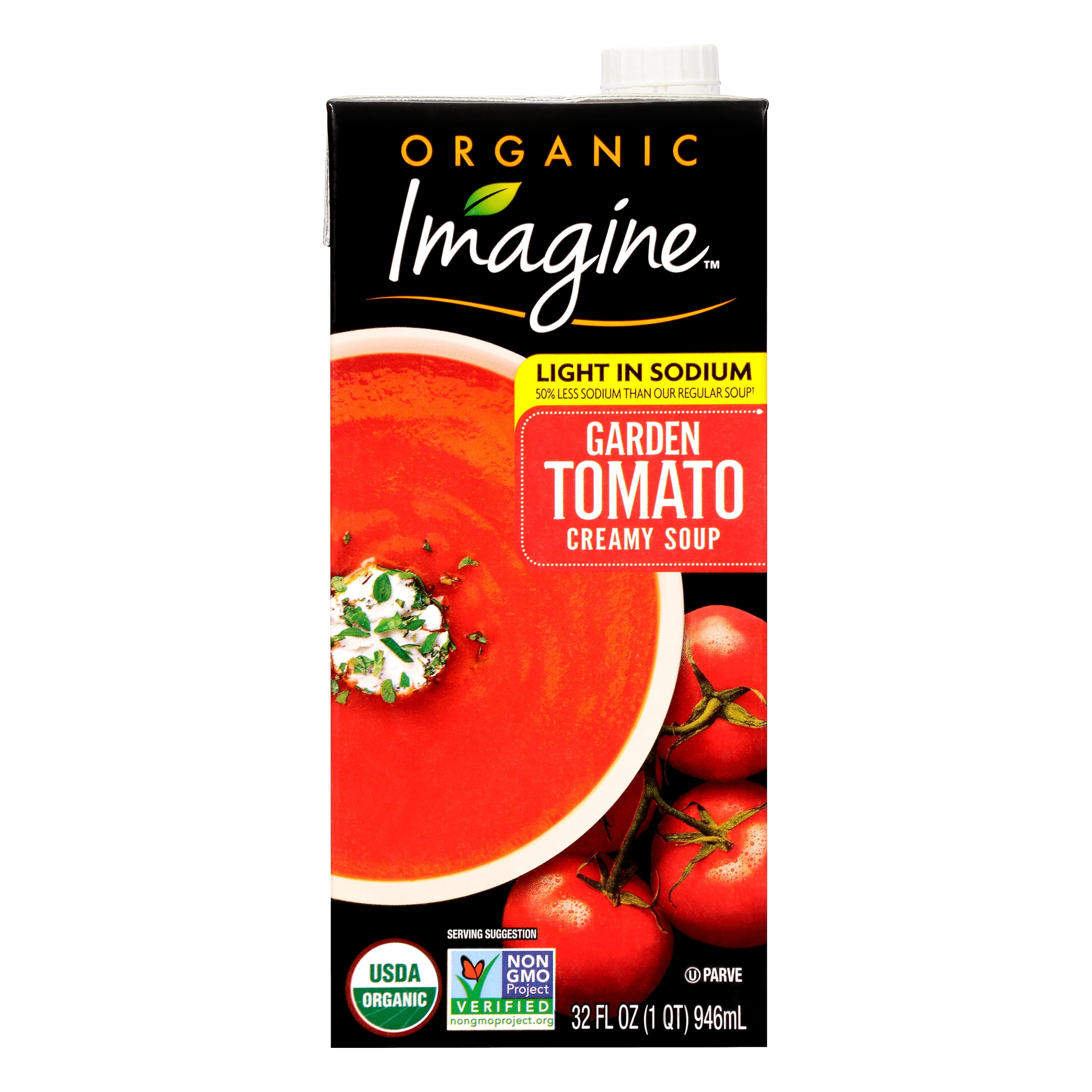 Imagine Organic Low Sodium Garden Tomato Creamy Soup, 32 fl. oz