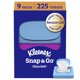 thumbnail image 1 of Pañuelos faciales Kleenex Snap & Go, 9 paquetes, 3 capas, 1 of 8