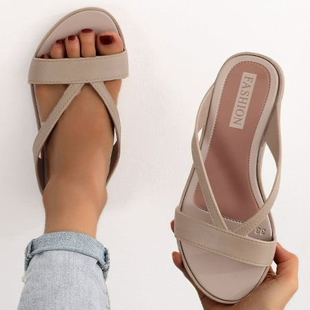 

FZM Women shoes Women s Shoes Round Toe Fashion Casual Sandals Platform Wedge Comfort Sandals