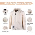 thumbnail image 3 of YUBIKWETE Polyester Men's Windbreaker with Lining Long Sleeves Waterproof Hoodie Jacket, 3 of 6