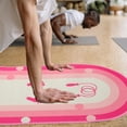 thumbnail image 1 of OULII Outdoor Workout Mat Yoga Skipping Mat Pink Polyester Fiber Quiet Exercise Mat 1Pack, 1 of 8