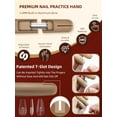 thumbnail image 4 of Mano maniquí flexible para uñas de acrílico y manicura DIY - diseño antideslizante para práctica profesional, 4 of 7