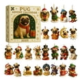 thumbnail image 2 of Pug Advent Calendar 24 Unique Non Repetitive Surprise Toys Countdown Calendar For Kids Perfect Holiday Gift Classroom Gathering Wall Decoration, 2 of 7