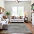 thumbnail image 6 of Addison Rugs Mayfield Premium Machine Washable Transitional Stripes Pewter Rectangle Rug, 8' x 10', 6 of 6