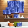 thumbnail image 3 of Two Paths in Foggy Blue Forest - Landscape Canvas Art Print, 3 of 4