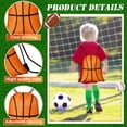 thumbnail image 6 of Drawstring Bags Set Bulk, Waterproof Beach Pack for Soccer Baseball Basketball Football Gift Party, 12 x 10 Inch Sport Style Ball-Themed Party Drawstring Backpack Pouch Polyester Birthday Gift Bag, 6 of 6