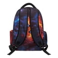 thumbnail image 2 of FKELYI Fire Wolf Print School Backpack for Kids 17 Inch Schoolbag with Multi-Pockets Primary School Bookbag Casual Daypack Lightweight Travel Bag for Boys Girls, 2 of 7