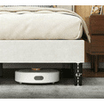 thumbnail image 7 of ANYKOON Twin Bed Frame with Upholstered Headboard & Charging Ports, Heavy Duty Metal Frame, 800 lbs Support, Easy Setup, 7 of 7