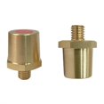 thumbnail image 2 of 1 Pair Car Battery Terminal Clamps Clips Negative Positive Round Column Battery Repair Modification Accessories, 2 of 5