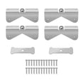 thumbnail image 1 of Stainless Steel Gutter Downspout Extension Hinge, Flip Up Hinge Design, Compatible with Rectangle and Square Downspout,B, 1 of 5