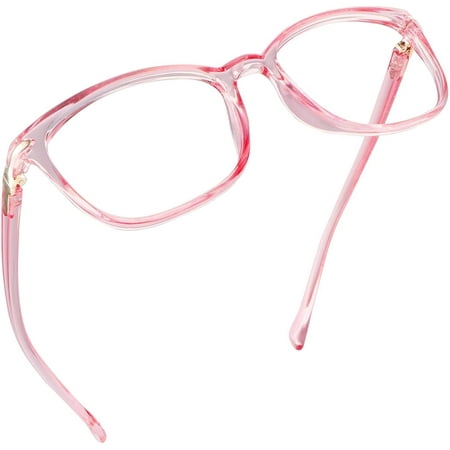 LifeArt Blue Light Blocking Reading Glasses (Square Frame, +1.00 Magnification)