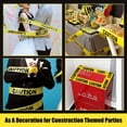 thumbnail image 5 of Cinta de advertencia, rollo de cinta de seguridad amarilla para alfombras, cinta de advertencia de peligro negra/amarilla, cinta de señalización para lugares de trabajo/áreas de peligro o fiestas de c, 5 of 5