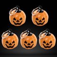 thumbnail image 2 of 4 piezas con forma de calabaza, cascabeles, colgante de dibujos animados, collar para mascotas, accesorios para decoración de Halloween (naranja), 2 of 4