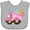 AC-Heather Grey, variant on Inktastic Easter Jelly Bean Dump Truck Girls Baby Bib