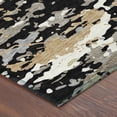 thumbnail image 3 of Addison Rugs Chantille Indoor/Outdoor Transitional Abstract Black Machine Washable Rectangle Rug, 8' x 10', 3 of 8