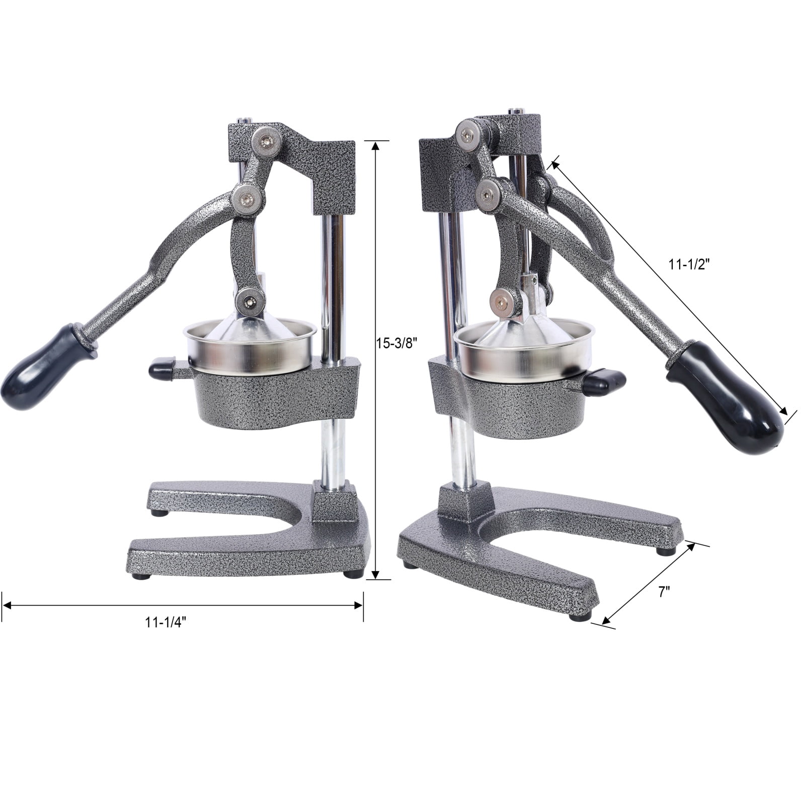 Deiokin Cast Iron Citrus Juicer, Extra-Large Commercial Grade Manual Hand Press for Fresh Orange, Lemon and Pomegranate Juice