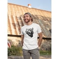 thumbnail image 2 of Evil Grizzly Bear Ink Style T-Shirt Men -Image by Shutterstock, Male Medium, 2 of 4
