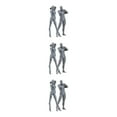 thumbnail image 1 of fastboy 2pieces PVC Moveable Action Figure Model Gift Idea For Anime And Art Enthusiasts Authentic Realistic gray 3Set, 1 of 6