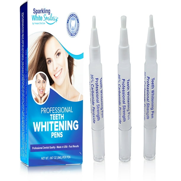 3 Pack Professional Teeth Whitening Pens 35 Carbamide Peroxide